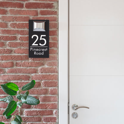 🔥49% OFF🔥Personalized Solar Modern Door Plaque