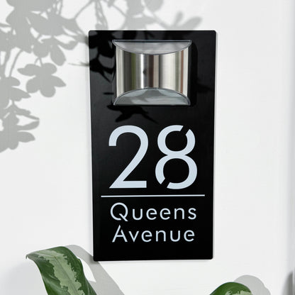 🔥49% OFF🔥Personalized Solar Modern Door Plaque