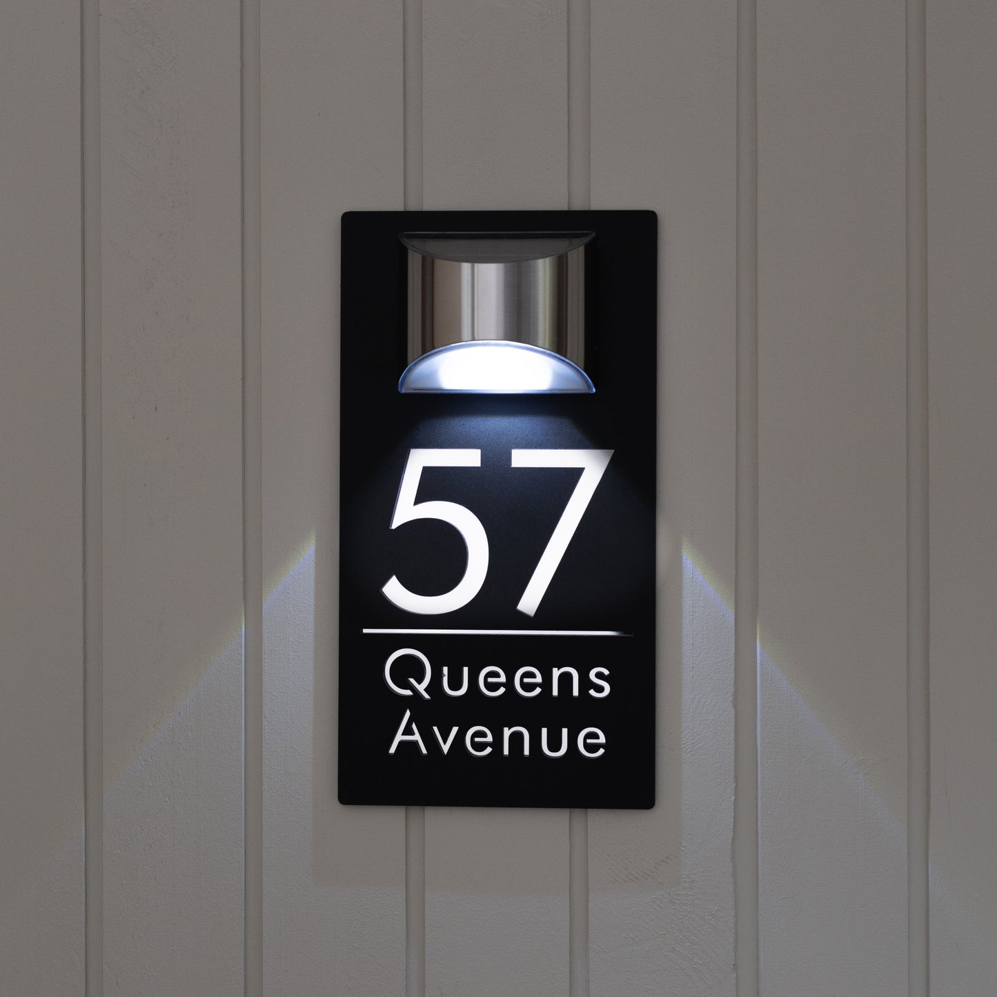 🔥49% OFF🔥Personalized Solar Modern Door Plaque