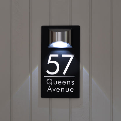🔥49% OFF🔥Personalized Solar Modern Door Plaque